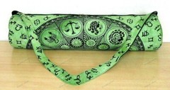Indian Shoulder Strap Yoga Bags Handmade Mandala Printed Yoga Mat Bag