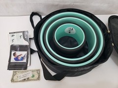 Chirp Wheel+ 3-Pack Back Pain Relief Set – Color Teal with Travel Pouch Therapy