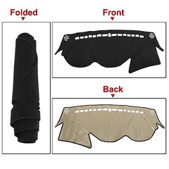 Flannel Dashboard Cover Mat Protector Non Slip Mat Carpet Replacement for