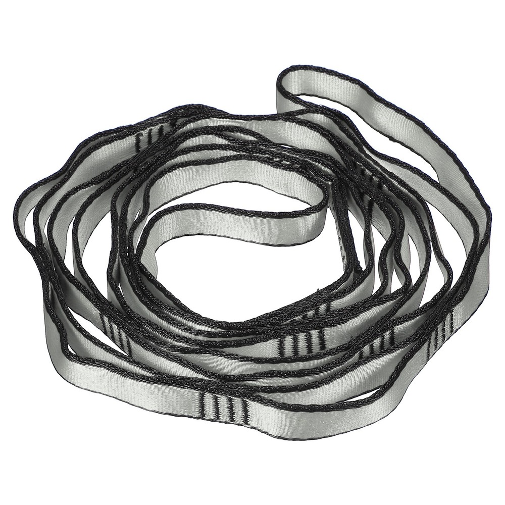 25KN Daisy Chain Yoga Extend Belt 1.8M, Climbing Straps for Exercise, Grey