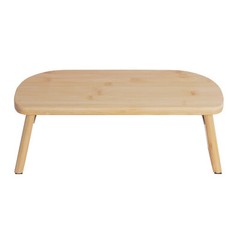 Folding Meditation Bench Portable Bamboo Kneeling Chair for Deep Meditation
