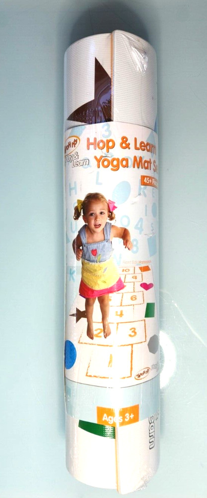 Yoga Mat Double Sided Printed Mat Play& Learn Fun Unisex Kids Mat 3+ New