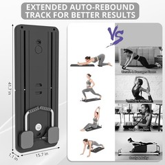 JANUA Pilates Board Foldable Reformer 5in1 Sliding