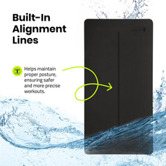 EXTRA WIDE YOGA MAT FOR MEN&WOMEN (72″L X 36″W) NON- SLIP FITNESS & EXERCISE MAT