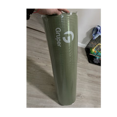 Gruper Green Foam Non-Slip Yoga Mat 71-75 in Rectangle for Yoga Training