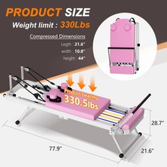 Pilates core bed, foldable home high quality, yoga studio with the same