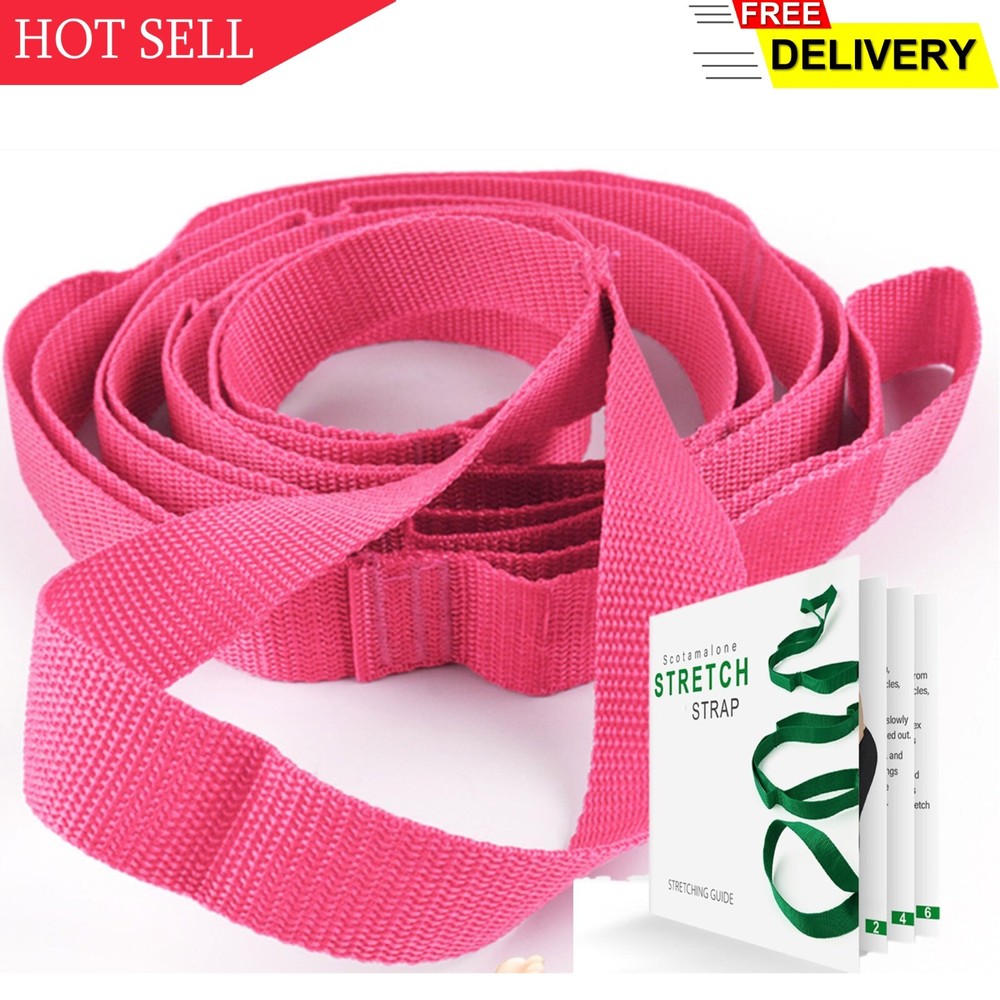 Scotamalone Stretching Strap Yoga Strap Stretch Strap Exercise Strap with exe…