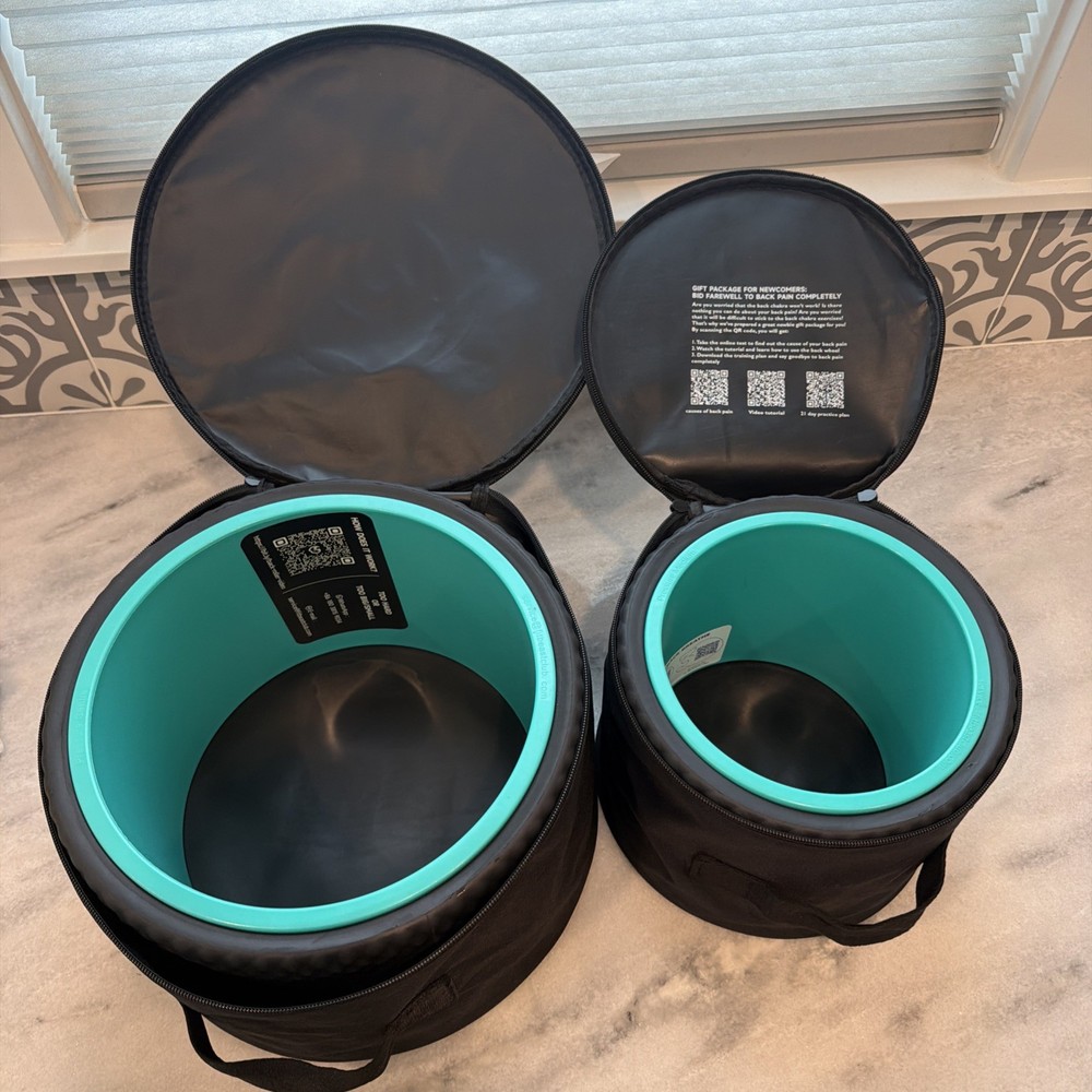 Chirp Wheel 12” Gentle/9” Medium Back Stretchers With Case Fitbeast Yoga Gym