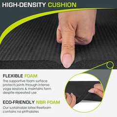 ProSource Yoga Knee Pad 15mm Extra Thick Cushion for Pilates Floor Exercises