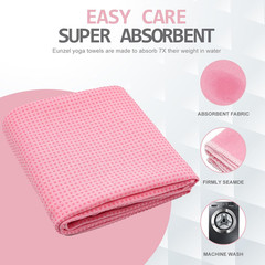 Hot Yoga Towel – Microfiber Non Slip Yoga Mat Towel with Grip Dot Sweat Absorben