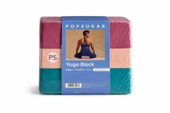 Yoga Block Foam Brick Non-Slip Exercise Pilates Stretch Home Workout Pink 9x6x4