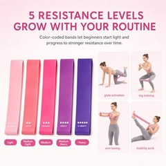 Pilates Kit for Women, 13 Piece Home Workout Starter Set with 14 Inch Ring,