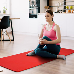 Yoga Mat, 1/2-Inch Extra Thick High Density Exercise Mat, Anti-Tear Exercise Yog