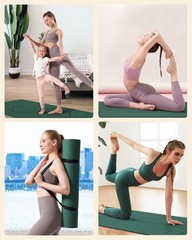 Yoga Mat, 72″x 32″x1/3″ Extra Wide Non-Slip Exercise Fitness Yoga