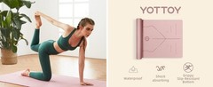 Yoga Mat, 72″x 32″x1/3″ Extra Wide Non-Slip Exercise Fitness Yoga