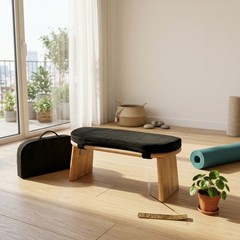 Meditation Bench Portable Bag Portable Meditation Bench Wooden for Meditators