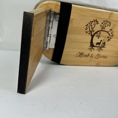 Monk & Llama Kneeling Meditation Bench with Foldable Legs & Cushion With Case