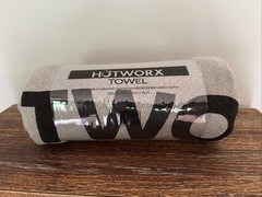 HOTWORX Workout Towel Gray Fitness Gym Yoga Exercise Towel New Sealed