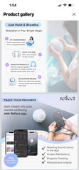 Reflect Orb: Use Biofeedback to Help with Relaxation | Calming Tangible Exper