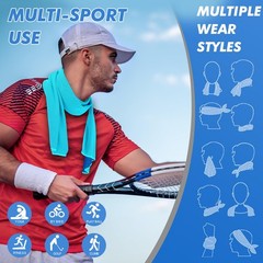 Csite 6 Pack Cooling Towels 47X12 For Neck And Face Ice Towel For Hot Weather