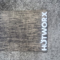 Hotworx Exercise Yoga Mat 72″ x 24″ Non-Slip Textured Hemp Fiber And Carry Strap