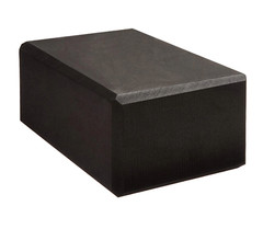 Black Yoga Blocks Set of 2 and Black Yoga Strap