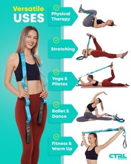 Ctrl Sports Stretching – Non Elastic Stretch Band For Physical Therapy