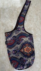 EWEDOOS YOGA MAT BAG LINED OUTSIDE POCKEY ZIPPER POCKETY PAISLEY