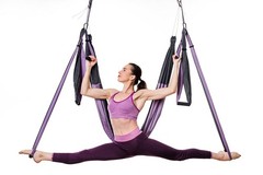 Aerial Yoga Swing Set – Yoga Hammock Hanging Swing – Aerial Sling Inversion F…