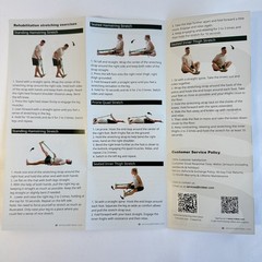 Trideer PURPLE Stretching Strap Non-Elastic 10 Loop Yoga USED ONLY ONCE