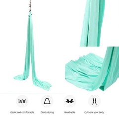 Aerial Yoga Practice Polyester Strap Equipment Yoga Hammock Practice Kit 200kg
