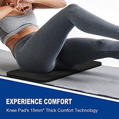 Yoga Knee Pad Cushion –Premium Exercise Knee Pad – Eliminate Pain 1 PACK