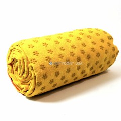 Pack of 5 25×72″ Non-Slip Hot Yoga Towel Microfiber Pilates Fitness YELLOW