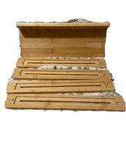 Yoga Mat Holder Wall Mount, Yoga Mat Storage with Wood Floating Shelves