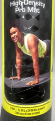 High Density 6mm Exercise Yoga Pro Mat 72” x 24” Athletic Works EUC!