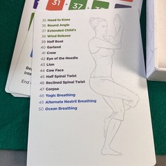 WORKOUT LABS Yoga Cards Beginner Simple Fitness For Everyone
