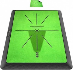 COSPORTIC Golf Hitting Mat, Golf Training Mat for Swing Path Feedback Detection