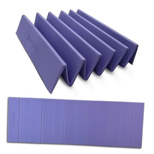 Folding Yoga Mat, TPE Folding Yoga Mat, Foldable Exercise Mat for Yoga,