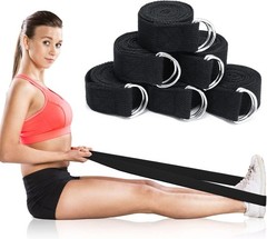 24 Pieces Yoga Strap Stretching Pilates Exercise Adjustable Straps 6 Ft Non Elas
