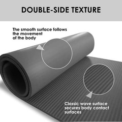 Extra Thick 72″x24″ Yoga Workout Mat | All-Purpose Exercise Mat with Strap | 10m