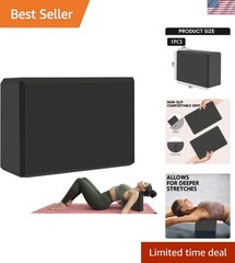 High-Density Eva Foam Yoga Block – Non-Slip Support for Flexibility & Balance