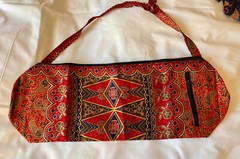 Red Yoga Mat Carrier Beach Bag Gym Sport Bags Shoulder Strap Bali Indonesia New