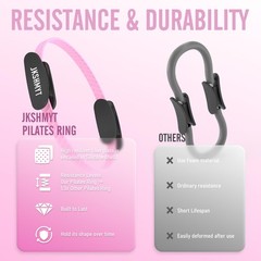 Pilates Ring Fitness Circle for Women, Pilates Equipment – 14.5″ Home Magic E…