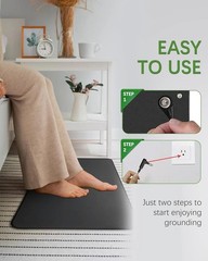 Grounding Mat 16″x35″ for Stress, Anxiety, Inflammation Relief, Yoga Pad
