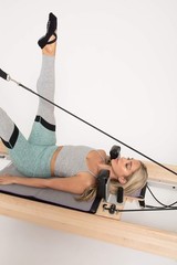 Salt & Honey Salt Honey Non-Slip Pilates Reformer Mat Towel Gray