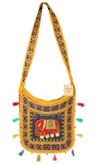 Crossbody Shoulder Hobo Messenger Elephant Bag Colorful Travel Books Casual