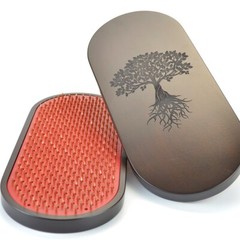 Unique Sadhu Board with Thermal Ash “Vamp” Copper Nails 10 mm/0.4 inch