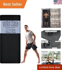 Ultimate Comfort 10mm Thick Yoga Mat for Men & Women – XL Size & Supportive