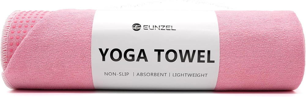 Hot Yoga Towel – Microfiber Non Slip Yoga Mat Towel with Grip Dot Sweat Absorben