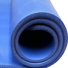 Amber Premium 1/2-Inch Extra Thick Exercise Yoga Mat, Non-Slip Anti-Tear